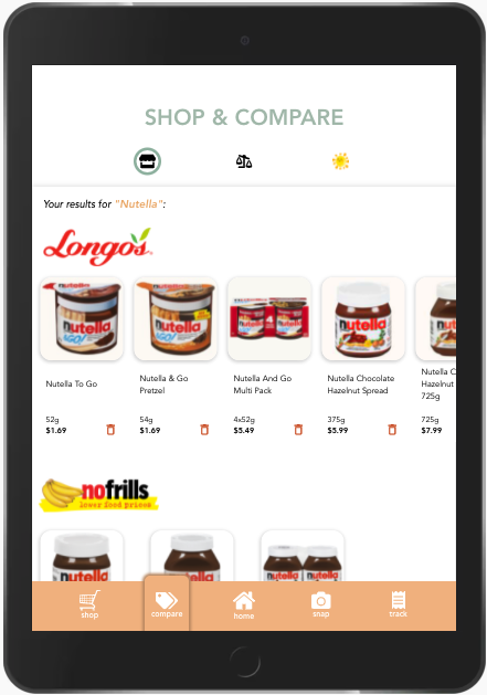 Screenshot of the WiseJo app